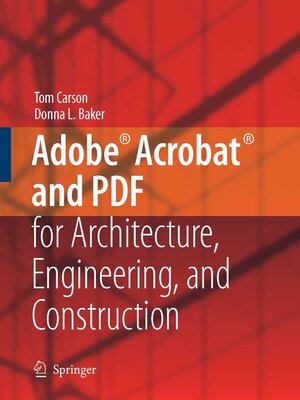 cover image of Adobe&#174; Acrobat and PDF for Architecture, Engineering, and Construction